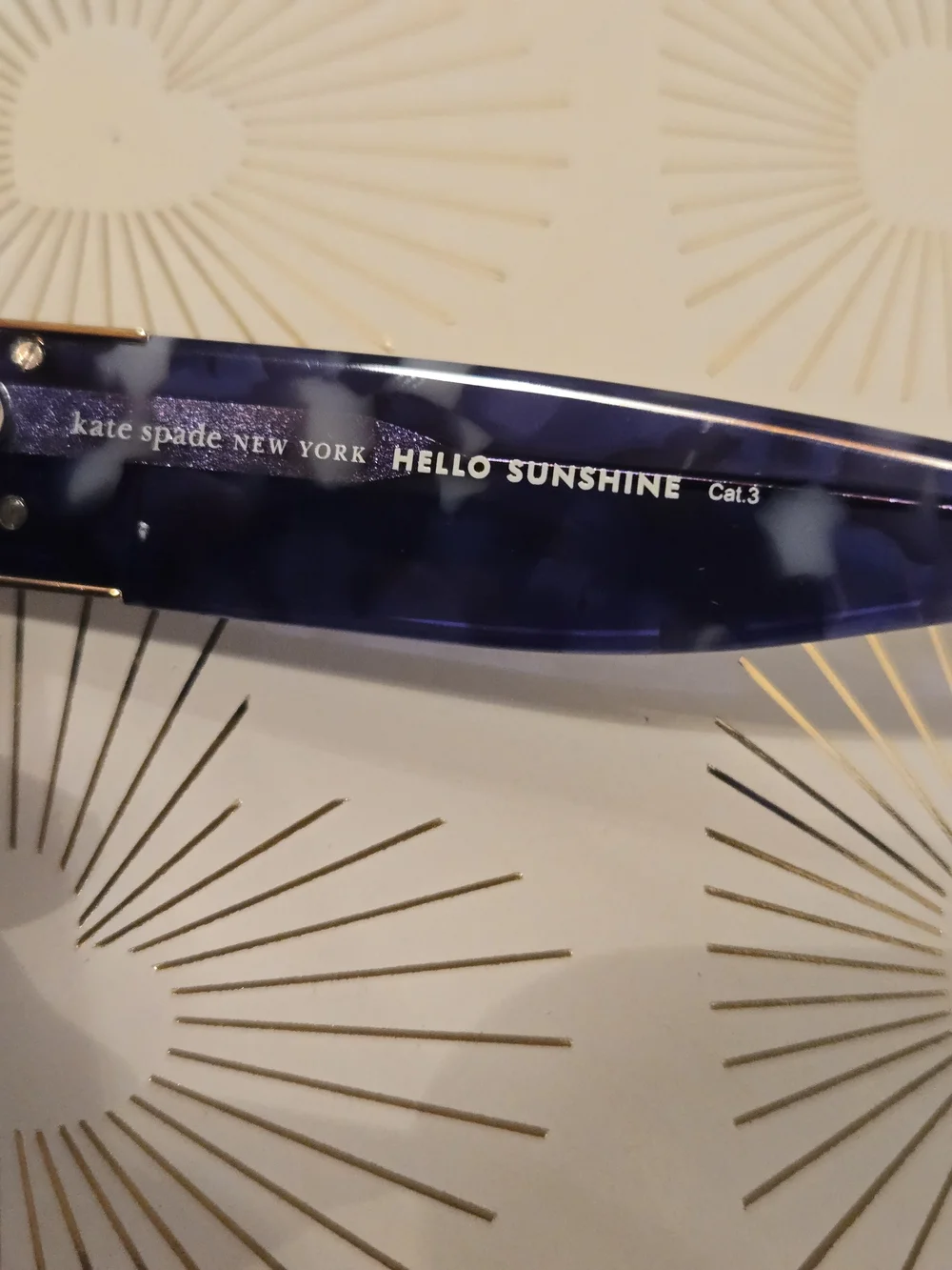 kate spade Women’s Blue Gradient Cat-Eye Sunglasses